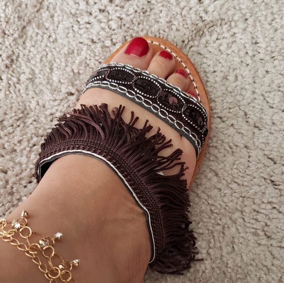 Leather handmade artisan sandals - Picture 6 of 6